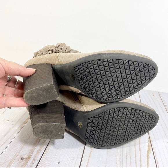 Very Volatile Enchanted Tassel Suede Leather Boot 8.5 - Picture 4 of 10